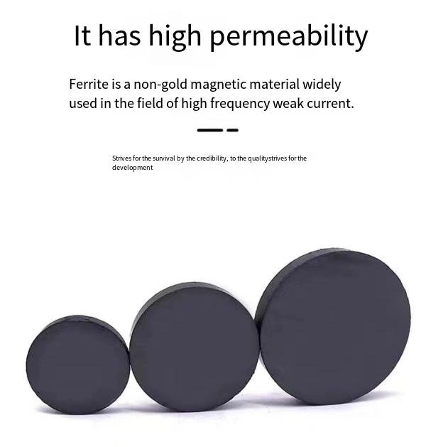 New Uncoated Ferrite Core for Design of Magnetic Ring